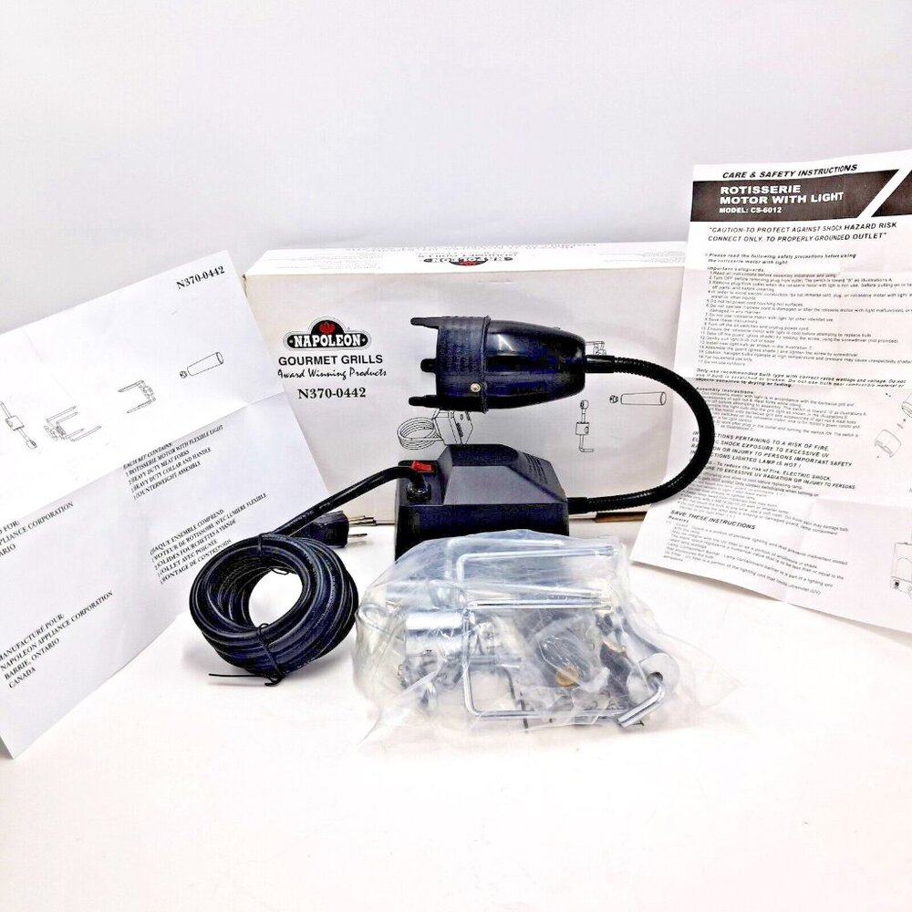 Napoleon Rotisserie Kit N370-0442 for Ultra Chef US405RSBI Infrared Grill